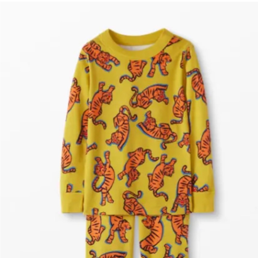 NWT Hanna Andersson Bengal Tiger PJ set